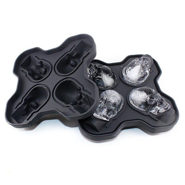 4 Grid Silicone Ice Mold Tray