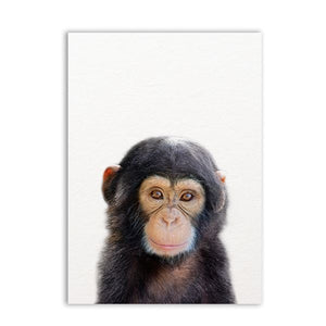 Baby Animals Wall Decor Art Prints