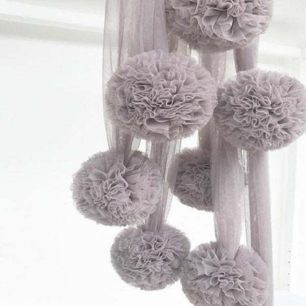 Hanging Chiffon Ball Ornament Decoration