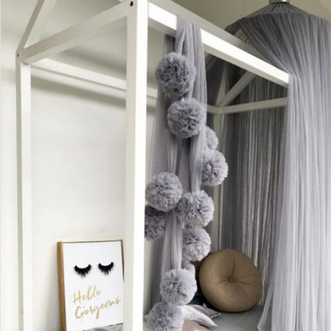 Hanging Chiffon Ball Ornament Decoration