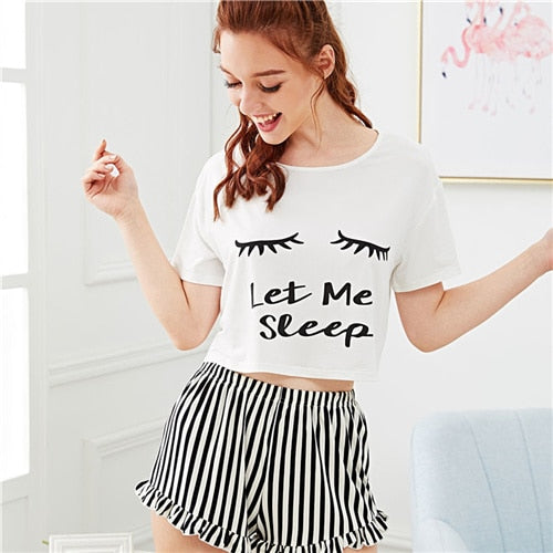 "Let Me Sleep" Pajama Set