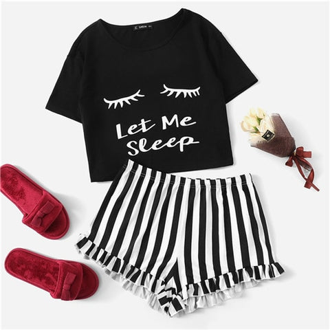 "Let Me Sleep" Pajama Set