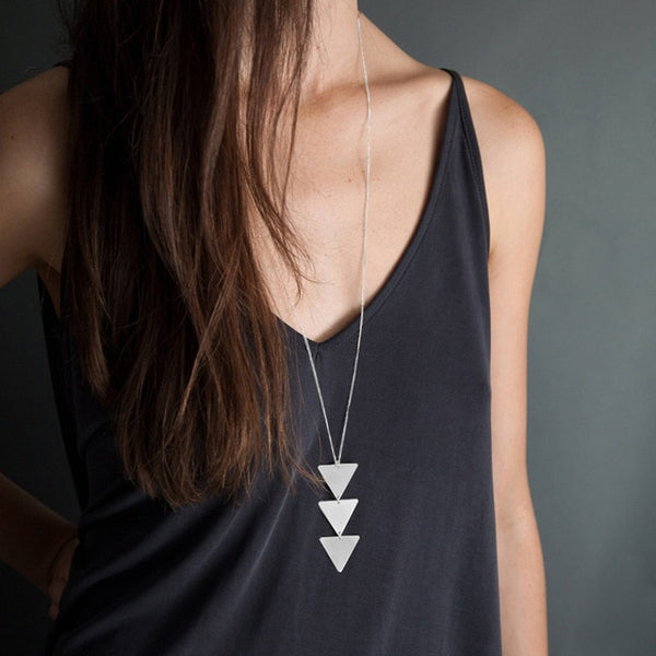Triangle Pendant Necklace