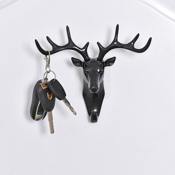 Vintage Deer Wall Hanging Hook
