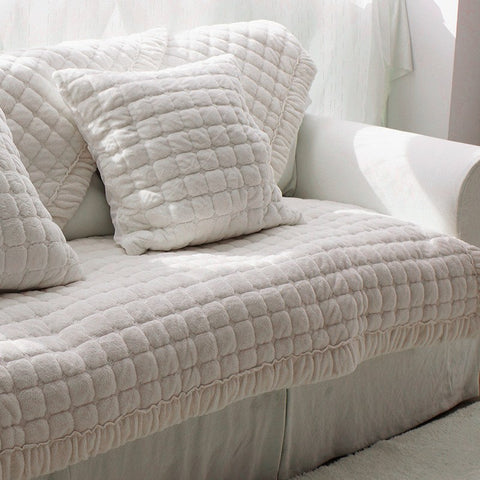 Fleeced Eco-Friendly Sofa Slipcover