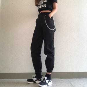 High Waist Cargo Style Joggers