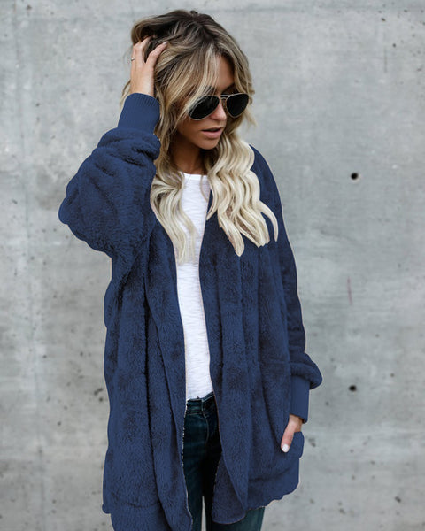 Faux Fur Teddy Bear Coat Jacket