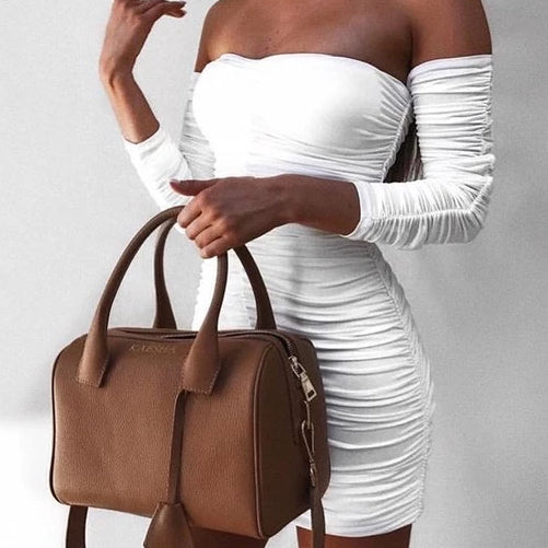 Off Shoulder Bandage Dress